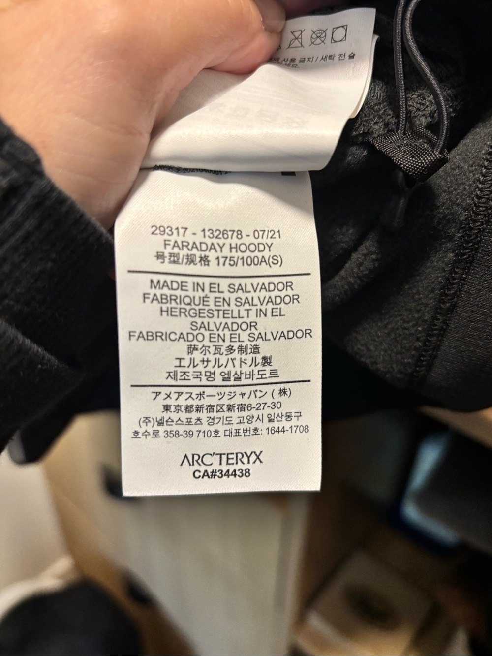 Arc'teryx System_A Faraday Hoody Black Men’s Size Small Pristine